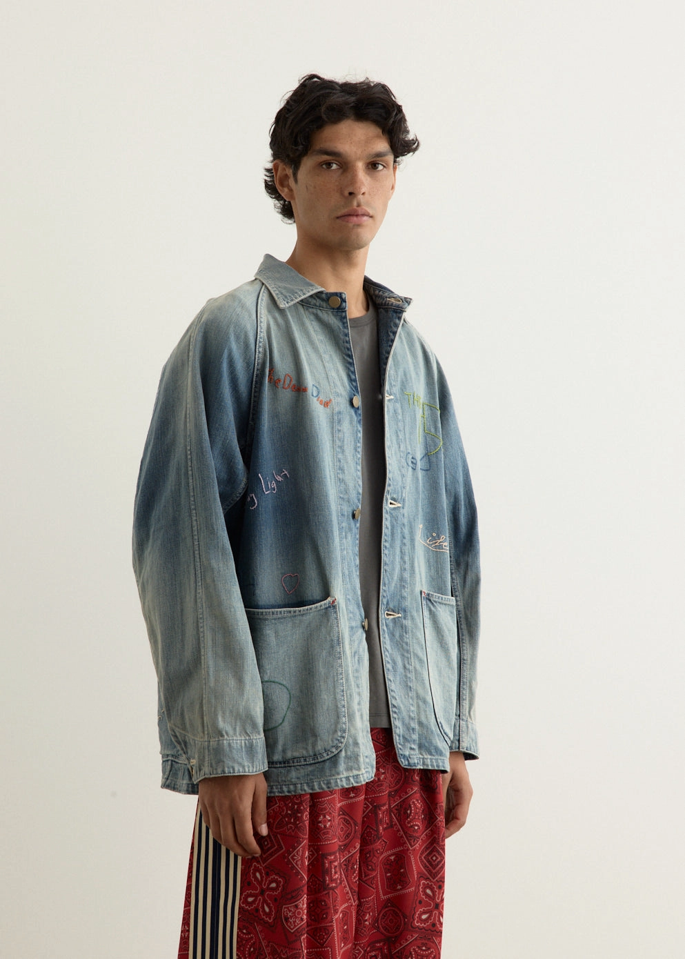 Shrink Resistant Treatment 12oz Denim CACTUS Coverall (Memorial Embroidery Model)