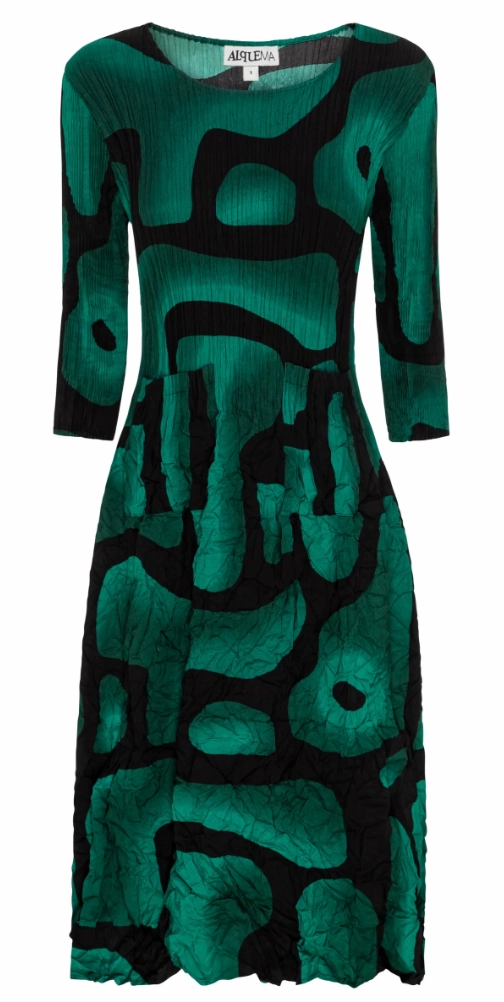 Comfortable fit for outings 3/4 SLV SMASH DRESS