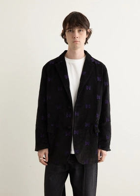 3B Jacket - Papillon Emb. Corduroy Clean Lines