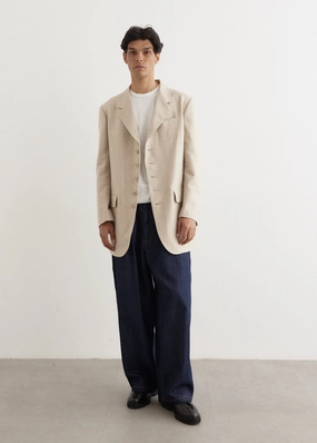 5 Buttons Jacket Functional Piece Sleek Layer Fit