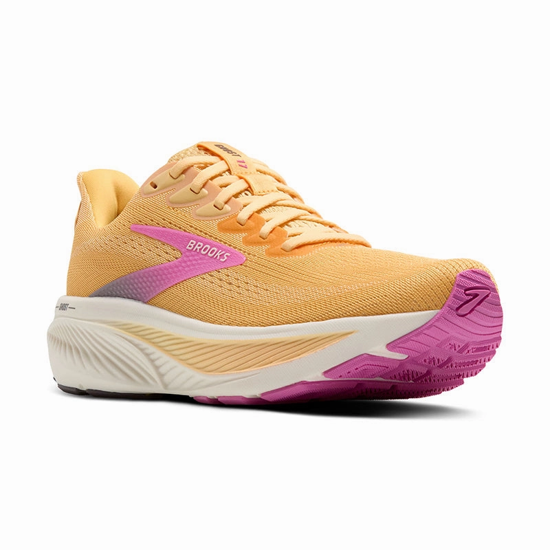 Slip Resistant Sole Planet Mood Women's Ghost 17 Apricot/Grey/Pink