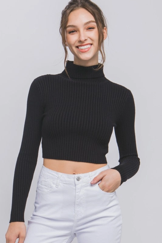 Casual Layering Ida Turtle Neck Pullover Sweater Top