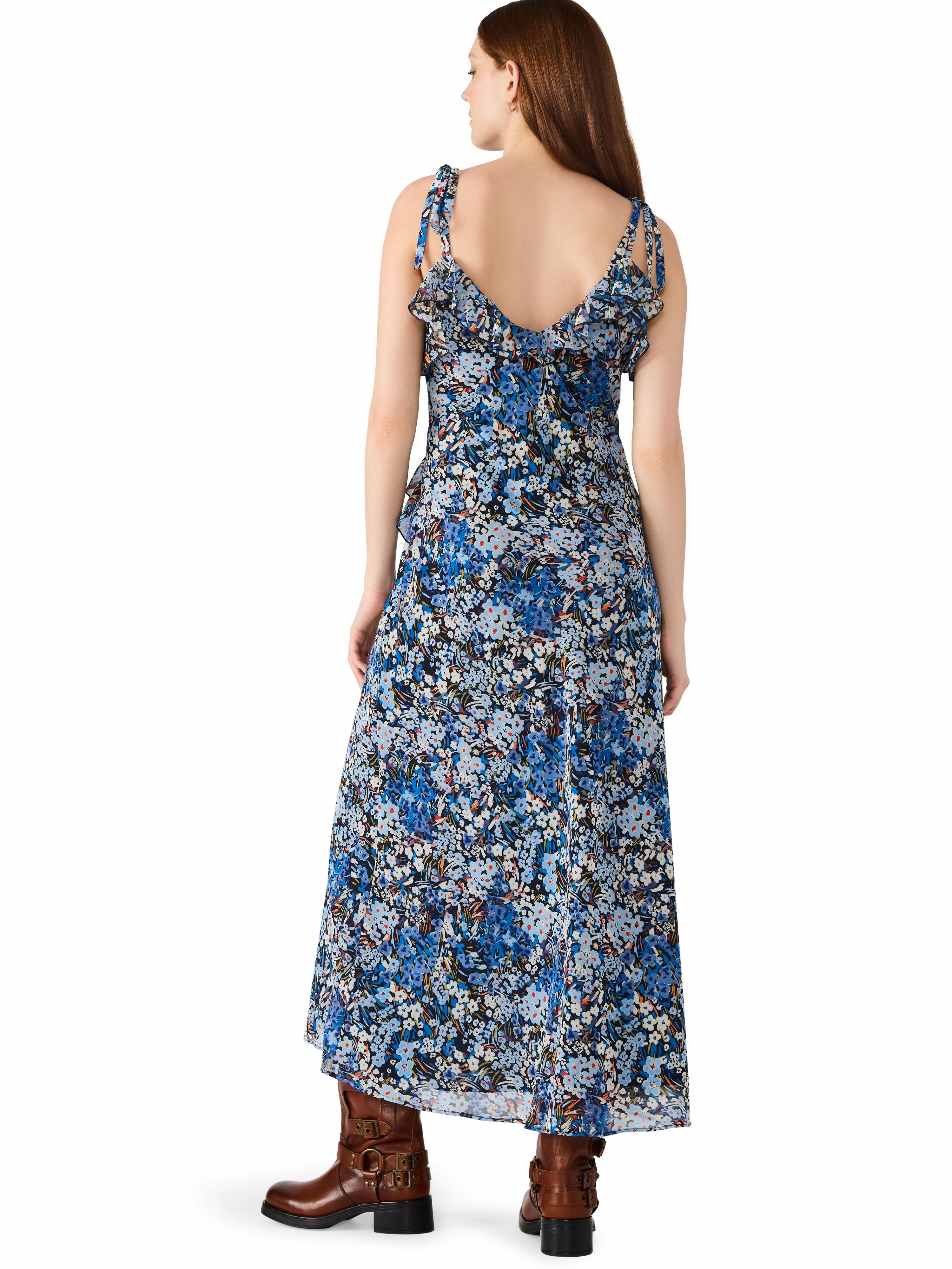 Adalina Dress in Bristol Blue Light and breezy summer dress