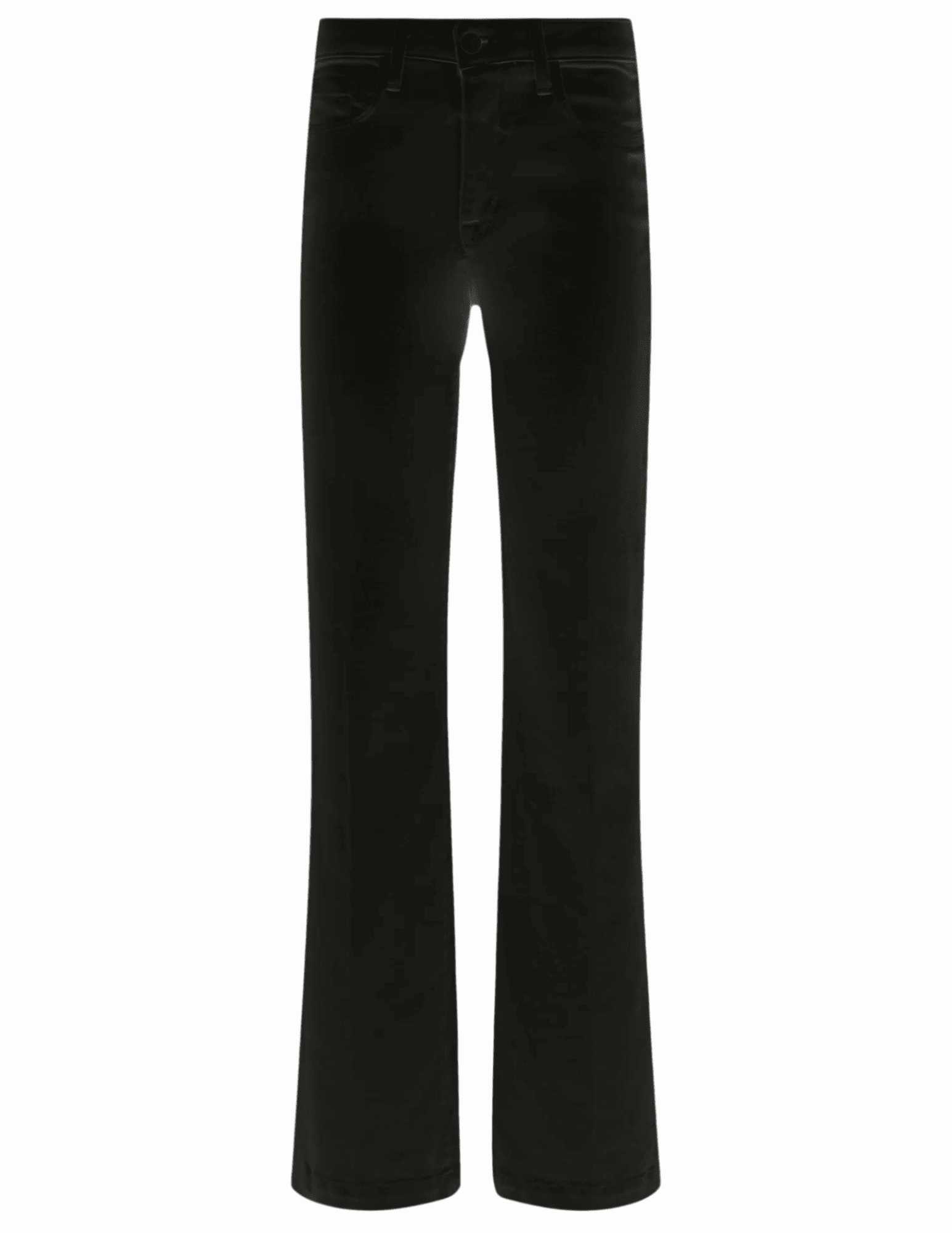 Recycled Fiber Content LAGENCE Scottie High Rise Wide Leg Jeans in Black