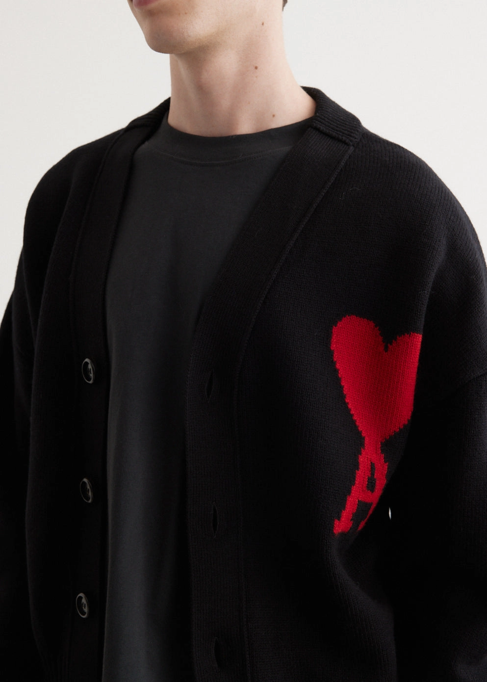 ADC Oversized Cardigan Home Comfort Polo Neckline