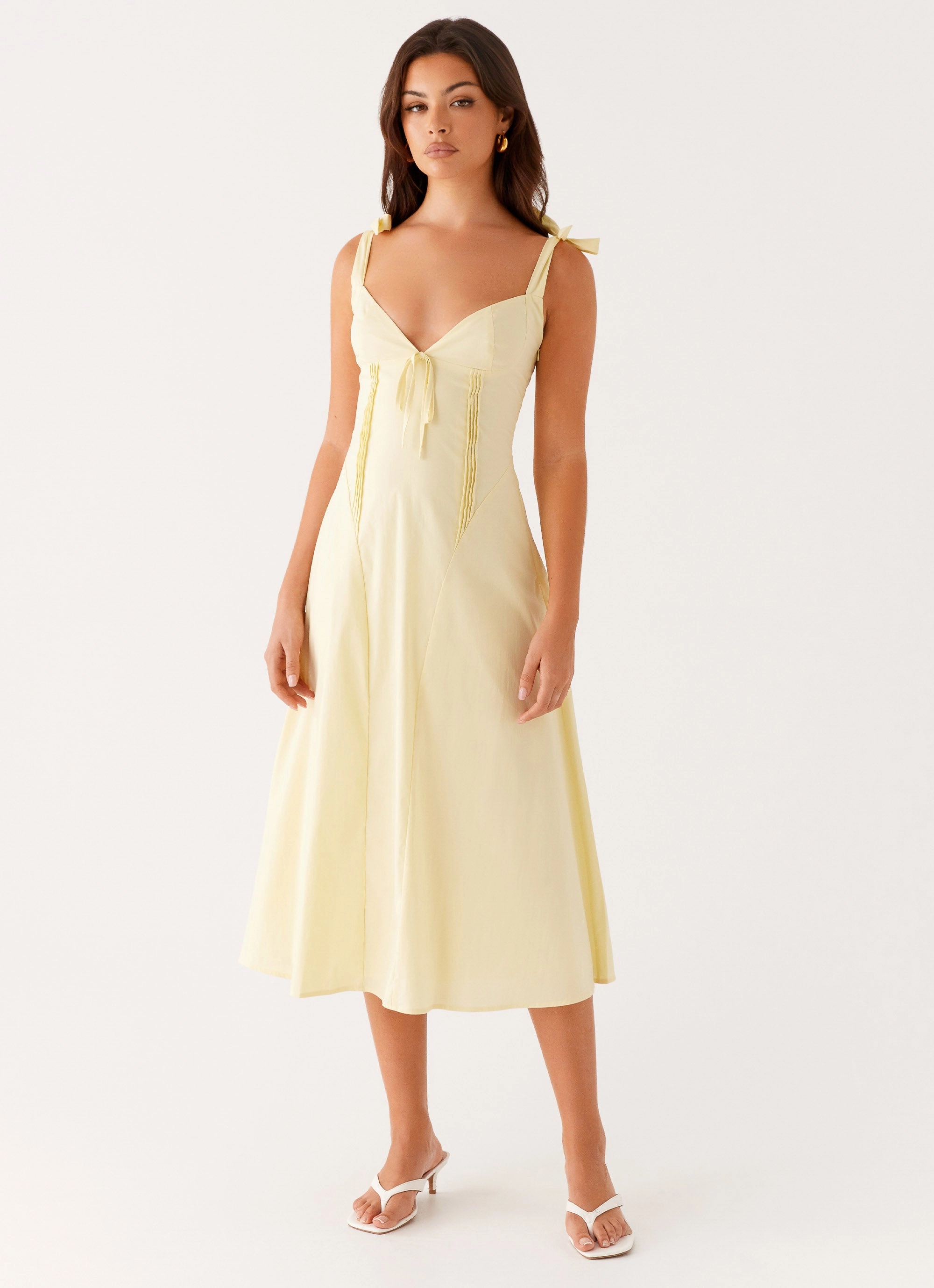 Mid Season Adela Midi Dress - Yellow
