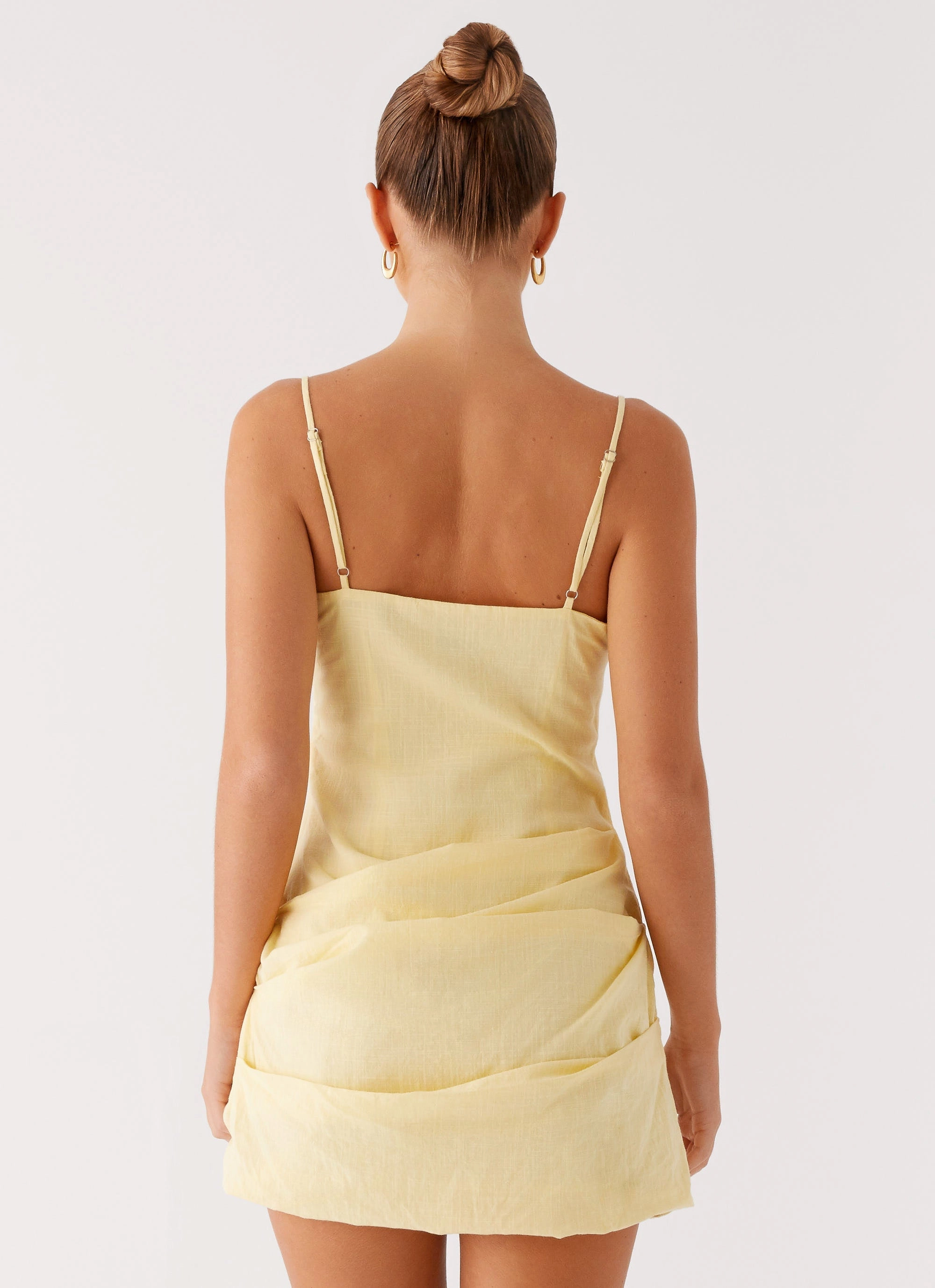 Adella Mini Dress - Yellow Bold Style Versatile Touch