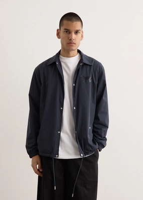 Foldable Shoulder Straps Crisp Look Coach Jacket