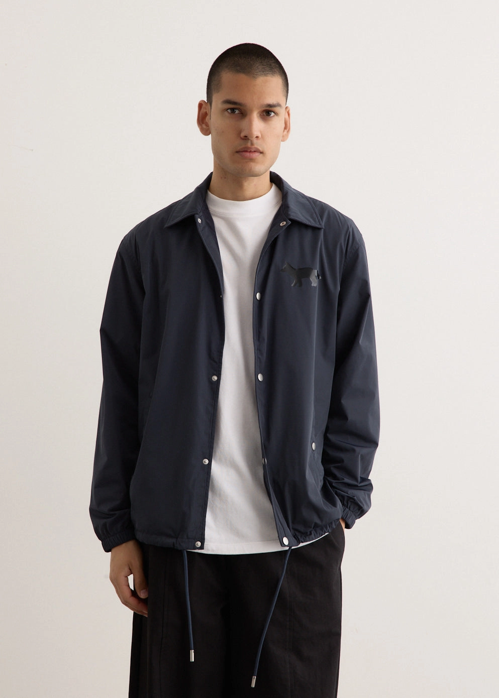 Foldable Shoulder Straps Crisp Look Coach Jacket