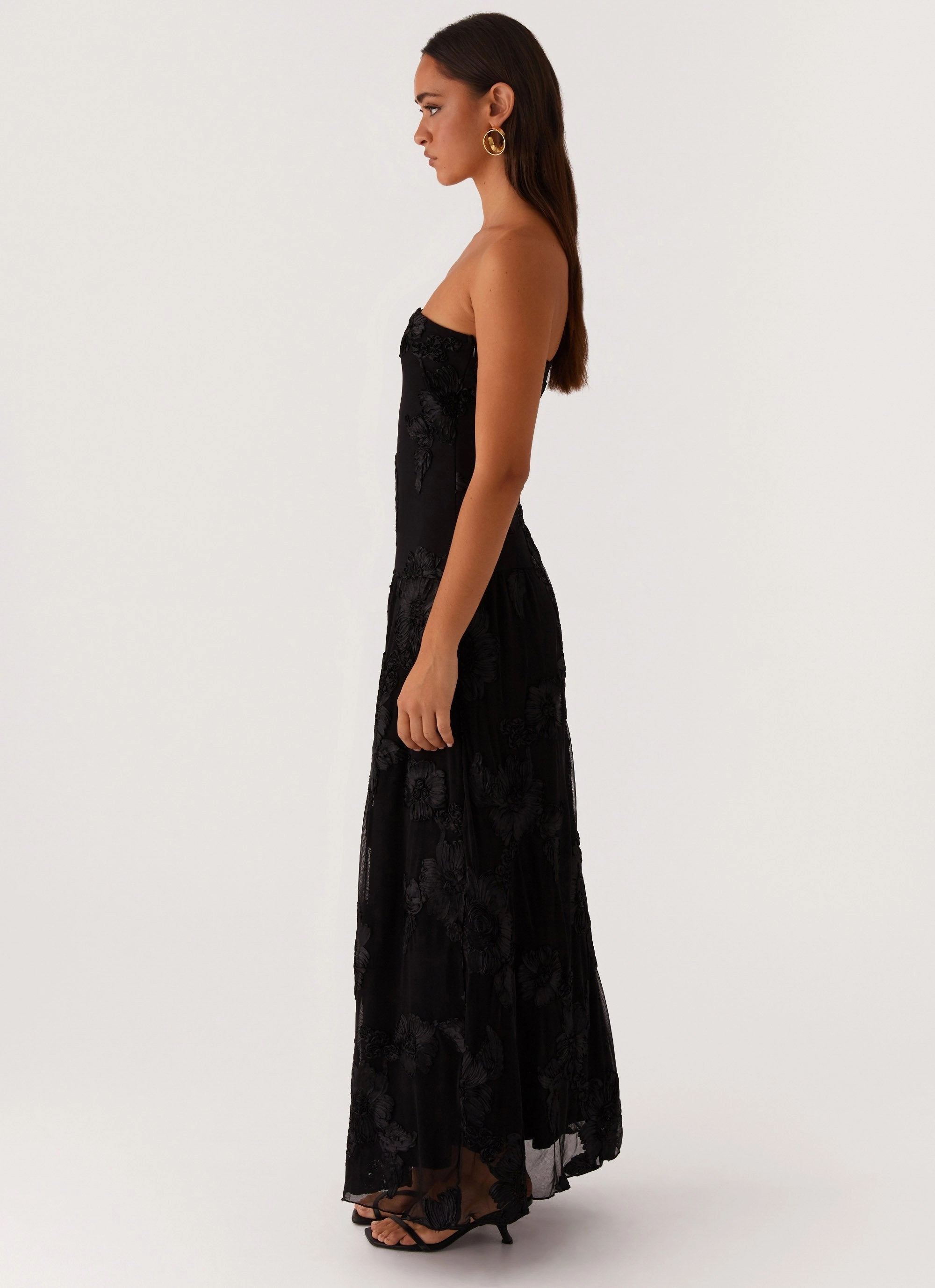 Soft Shine After Light Maxi Dress - Black