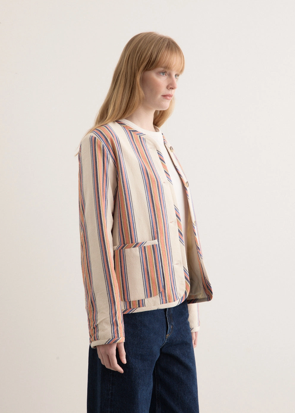 Convertible Collar Design Agnes Jacket