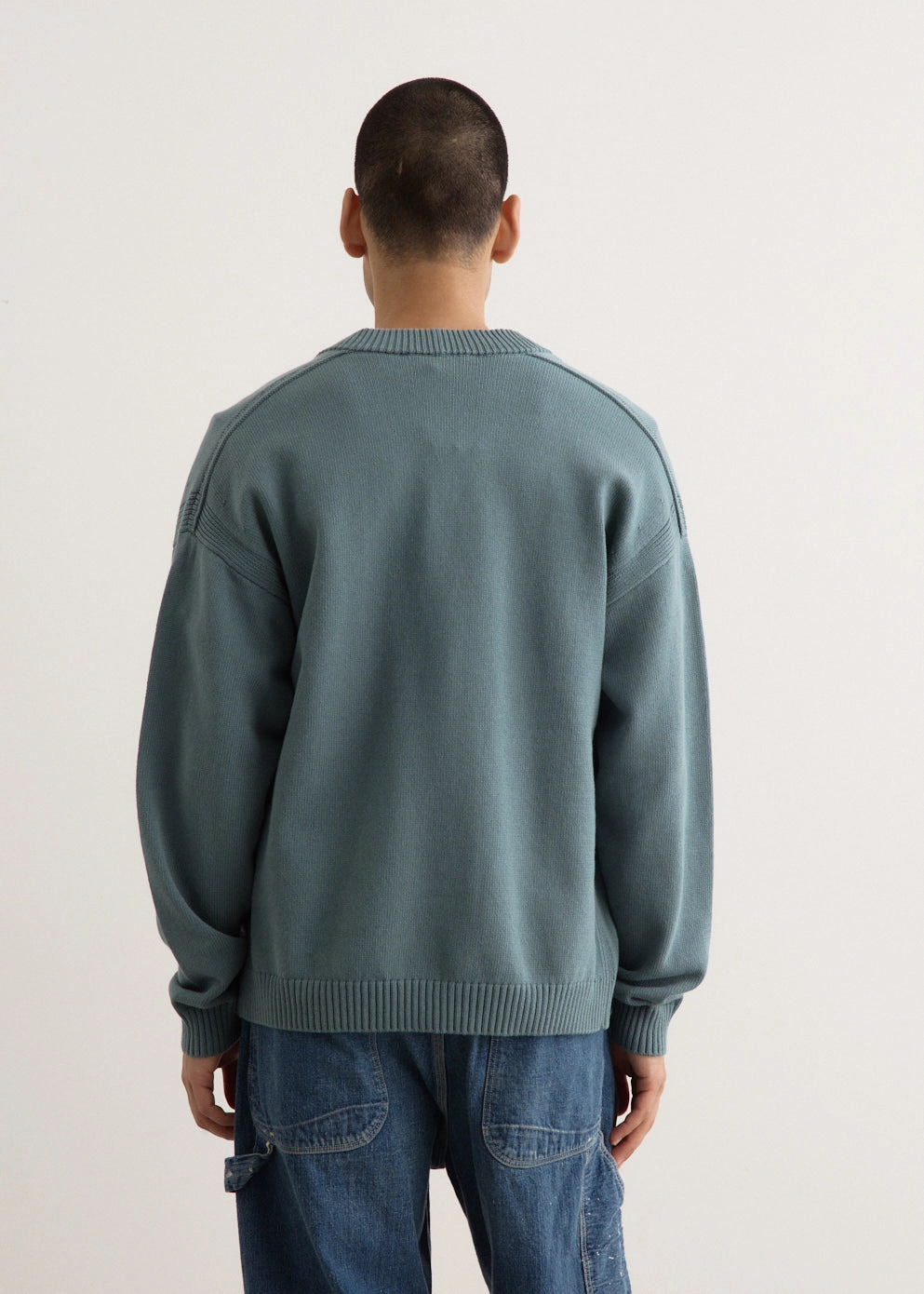 Anti Pill Technology Bold Fox Head Patch Comfort Cardigan