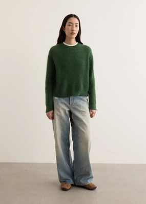 VeganFriendly Material Weekend Outfit Arcade Stripe Sleeve Knit