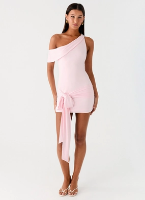 Timeless-Classic Moment Glow All Day Mini Dress - Baby Pink