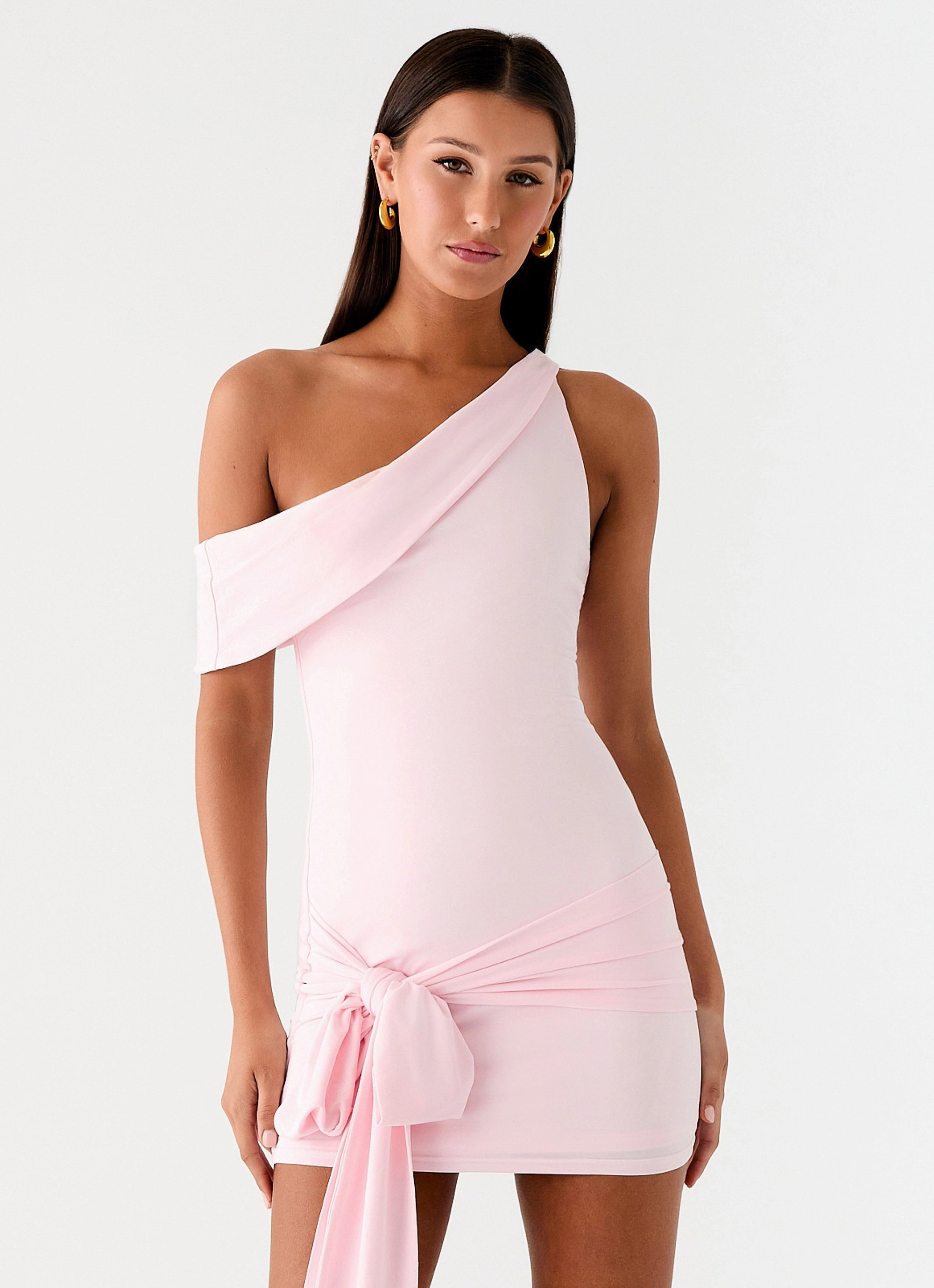 All Day Mini Dress - Baby Pink Machine-washable