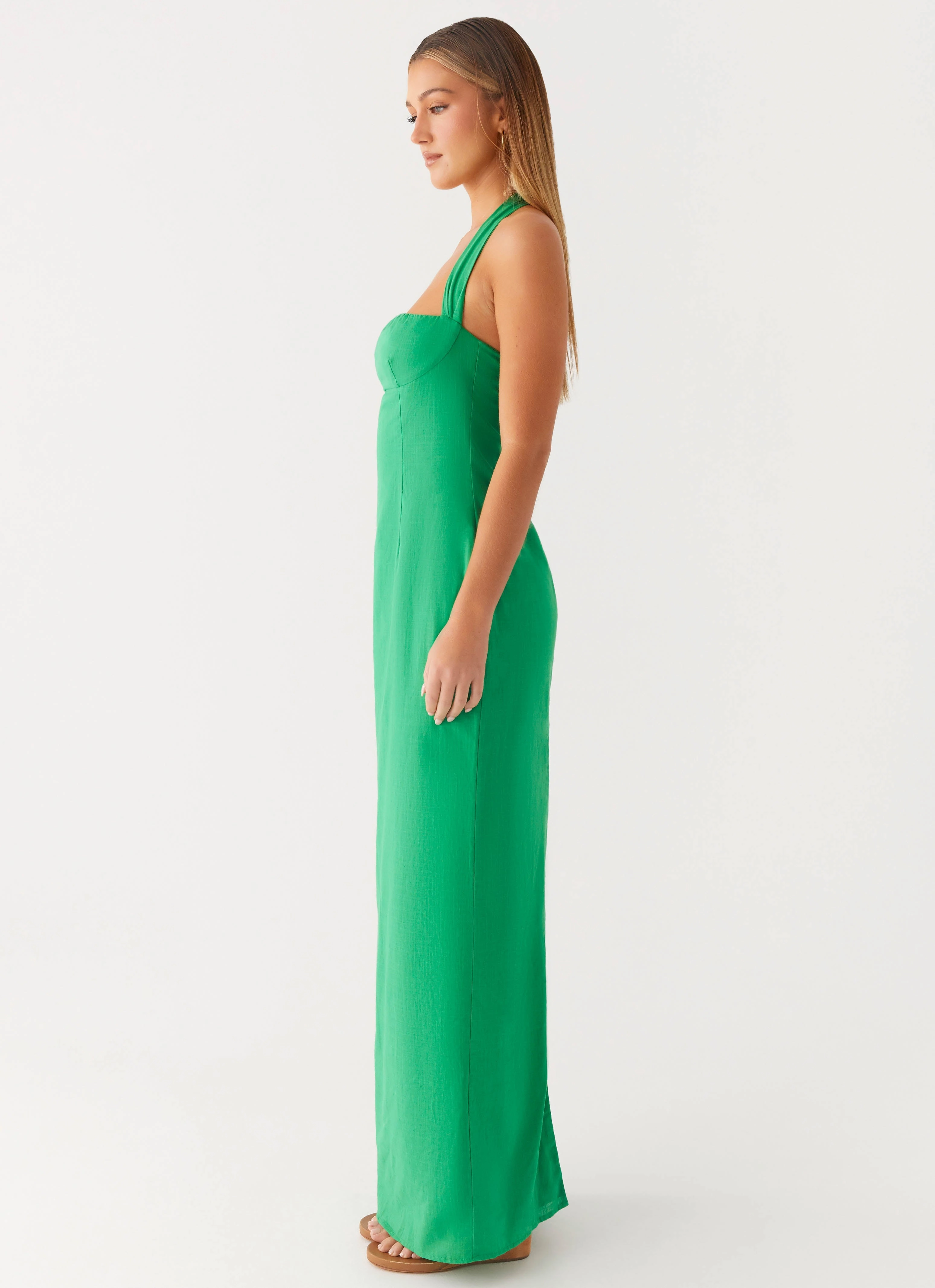 Midnight Mood Moment Soft Allyse Maxi Dress - Cactus