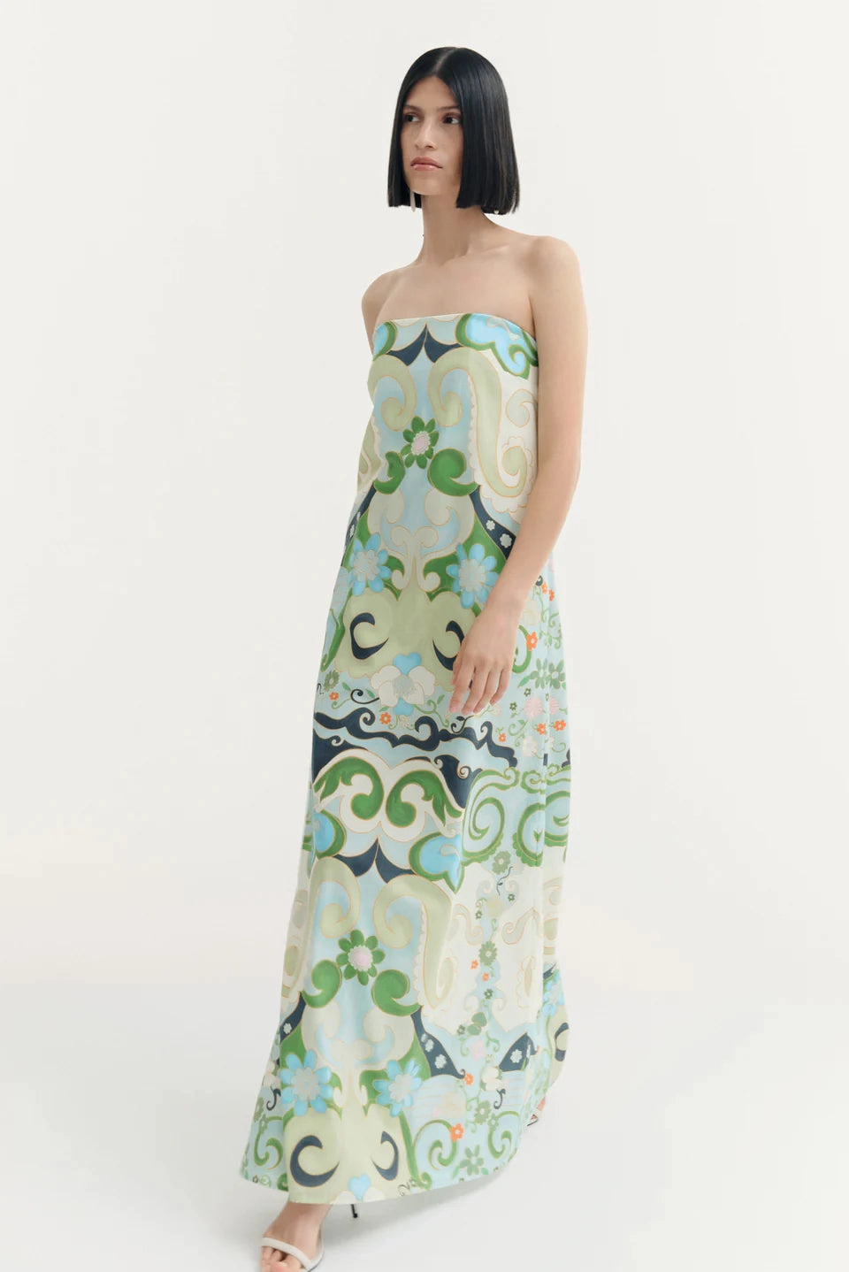 Aloe Maxi Dress in Anona Soft Material
