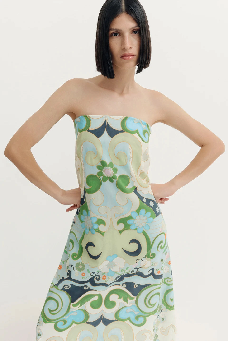 Aloe Maxi Dress in Anona Classic Move