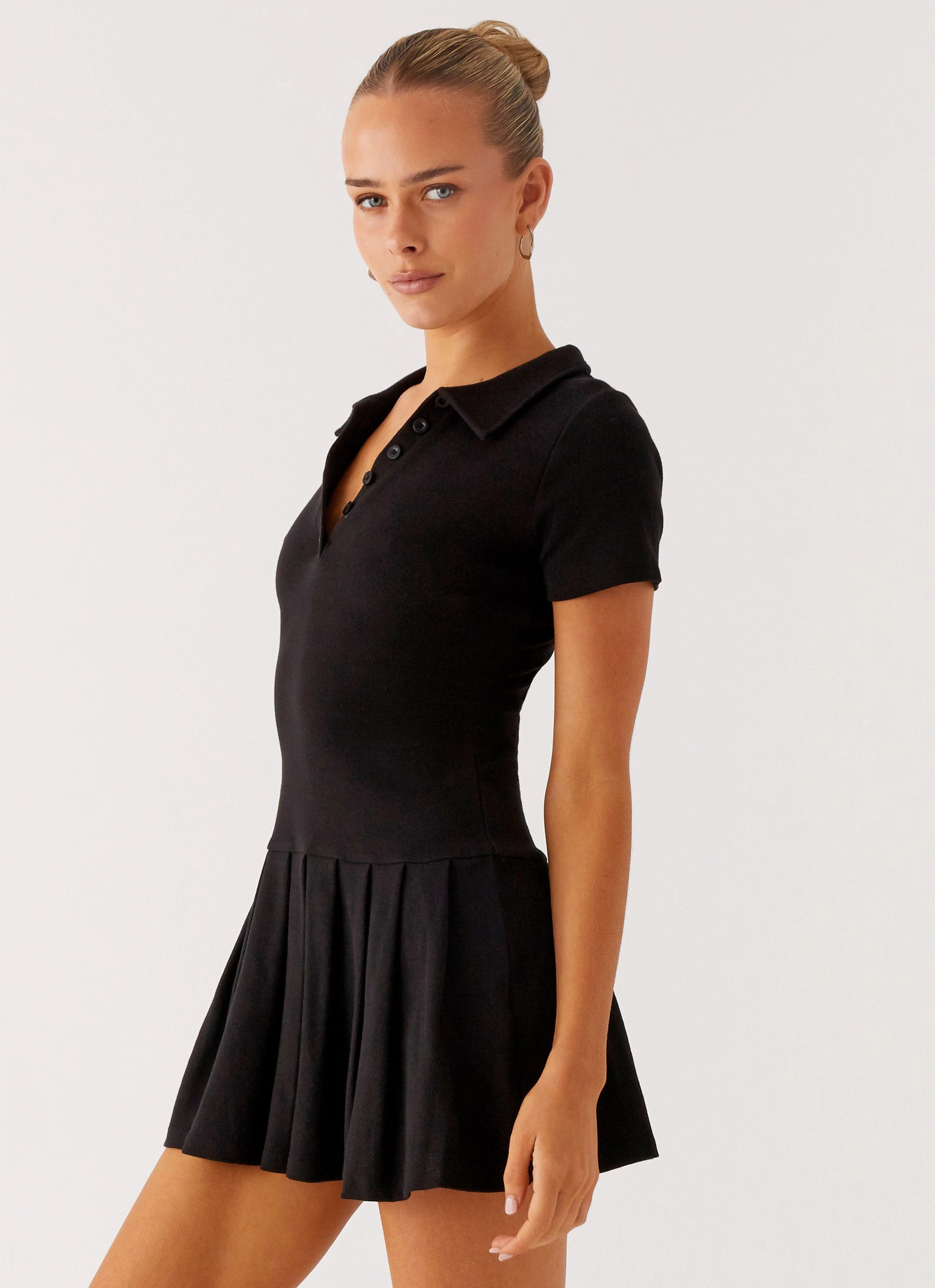 Alondra Mini Dress - Black BreathableFabric