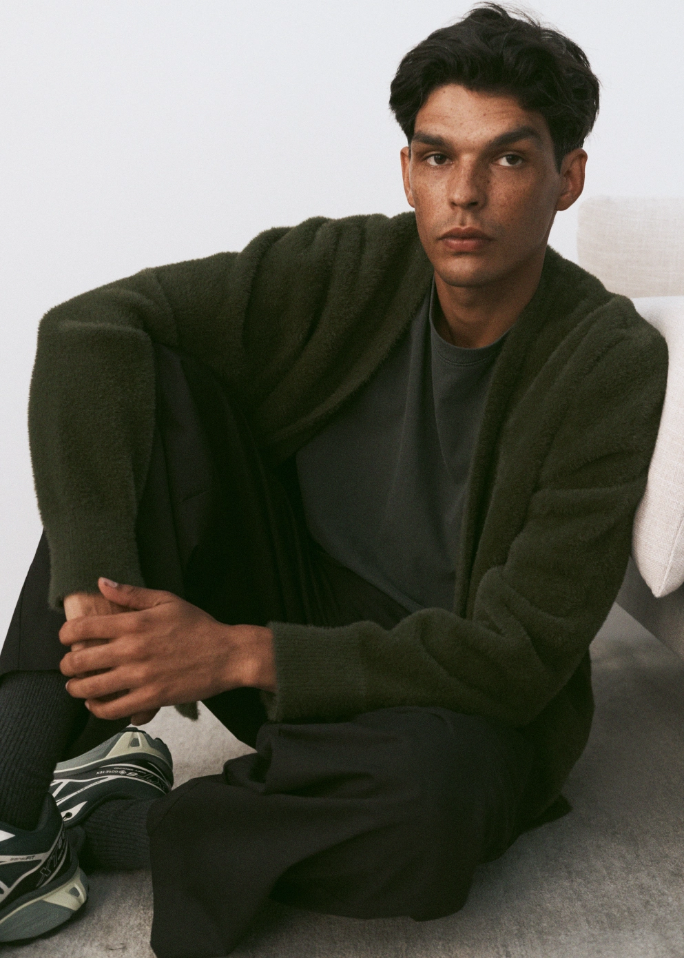 Alvin Pocket Cardigan Sustainable Dye Process Non Irritating Edging