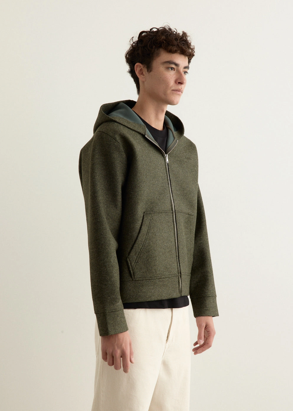 Flexible Layer Fit Full Length Zipper Closure Alvin Sweatshirt