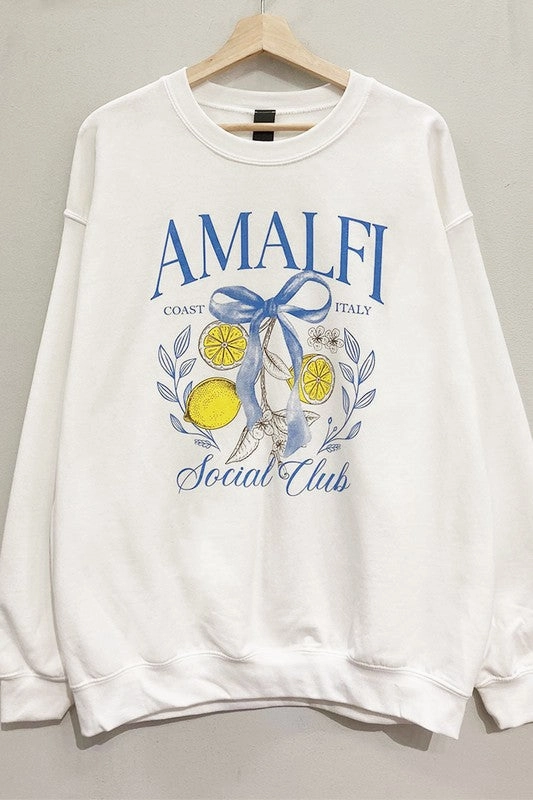 Amalfi Social Club Sweatshirt S-XL Sleek Design ComfortFirst