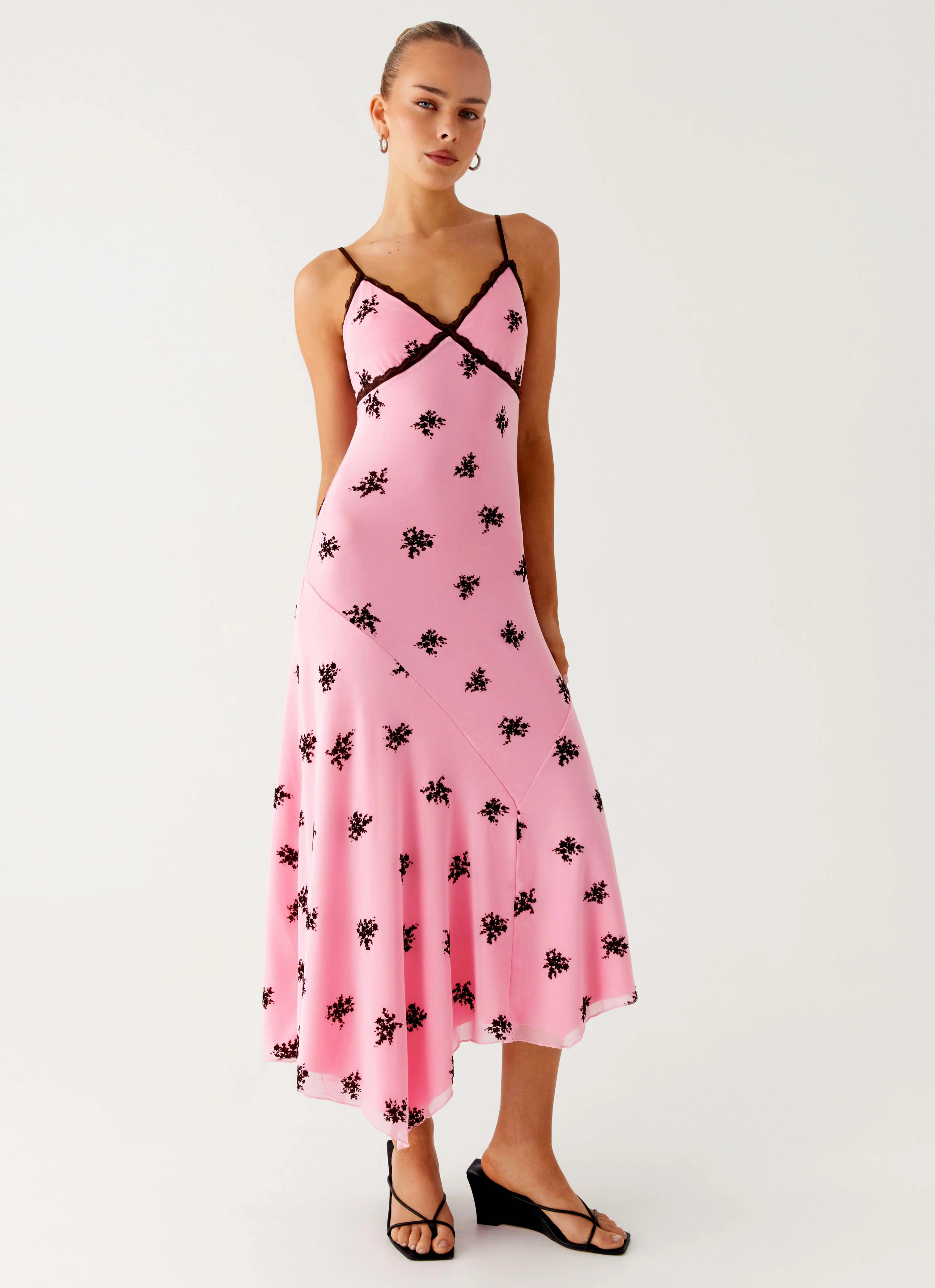 Perfect for Travel Amelia Midi Dress - Pink