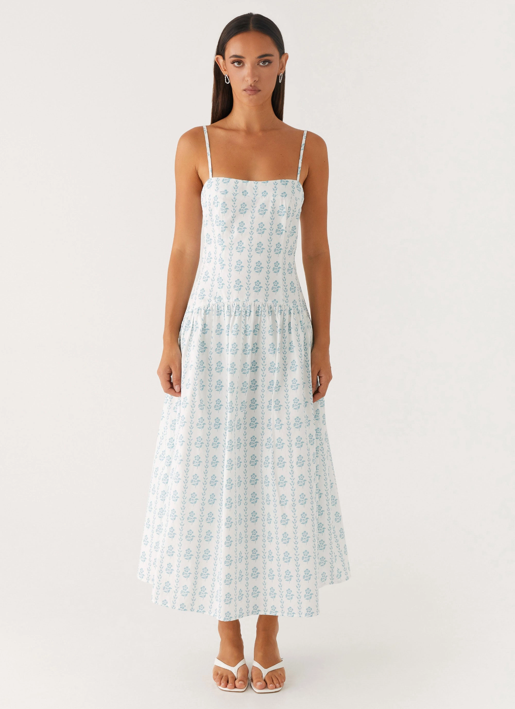 Amelie Midi Dress - Sweet Daydream Print Contemporary Look