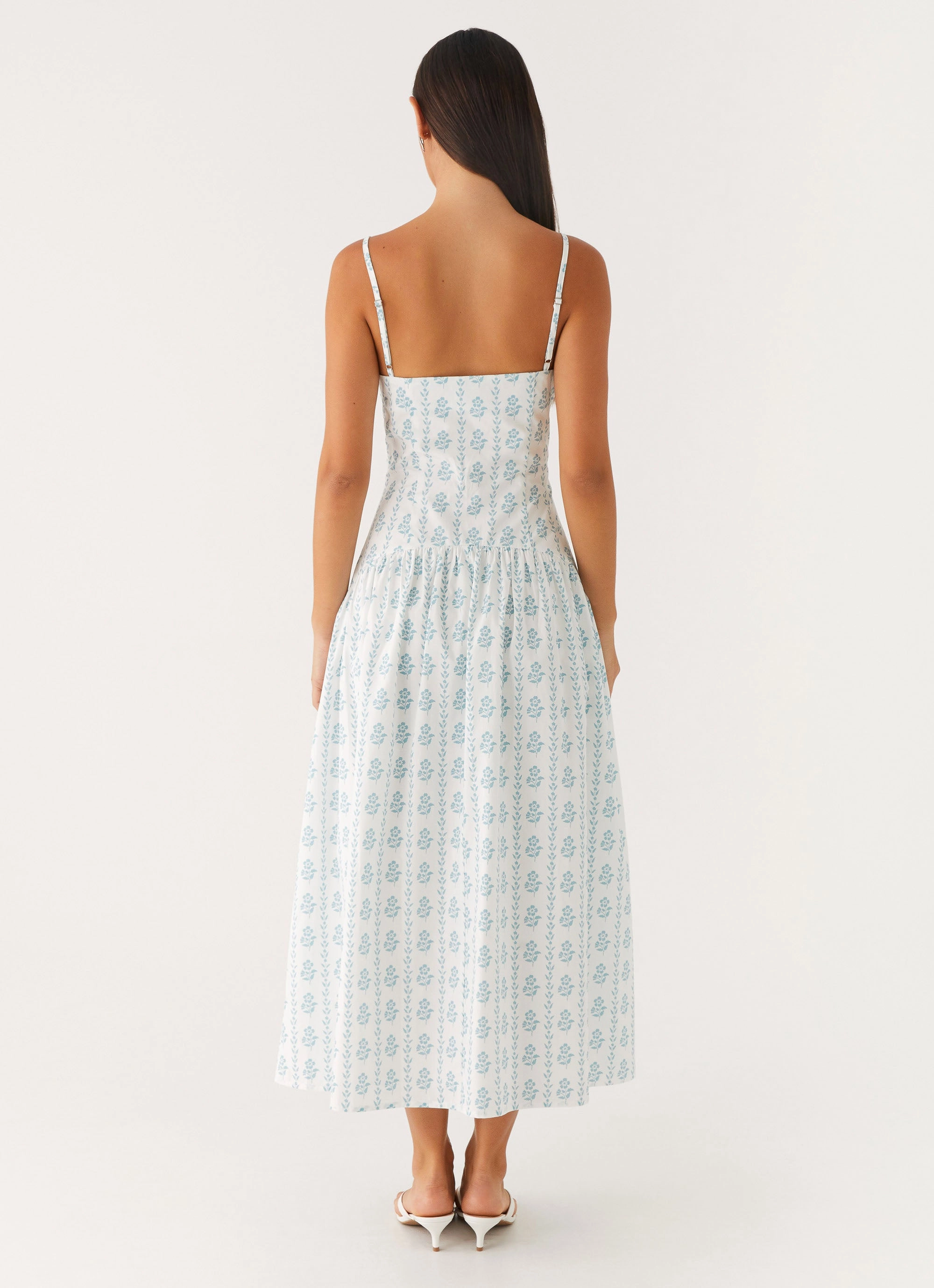 Pure Vibes Amelie Midi Dress - Sweet Daydream Print