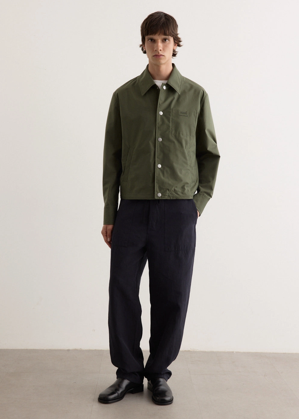 Hypoallergenic fabric Non Bulky Design Ami Buttoned Jacket