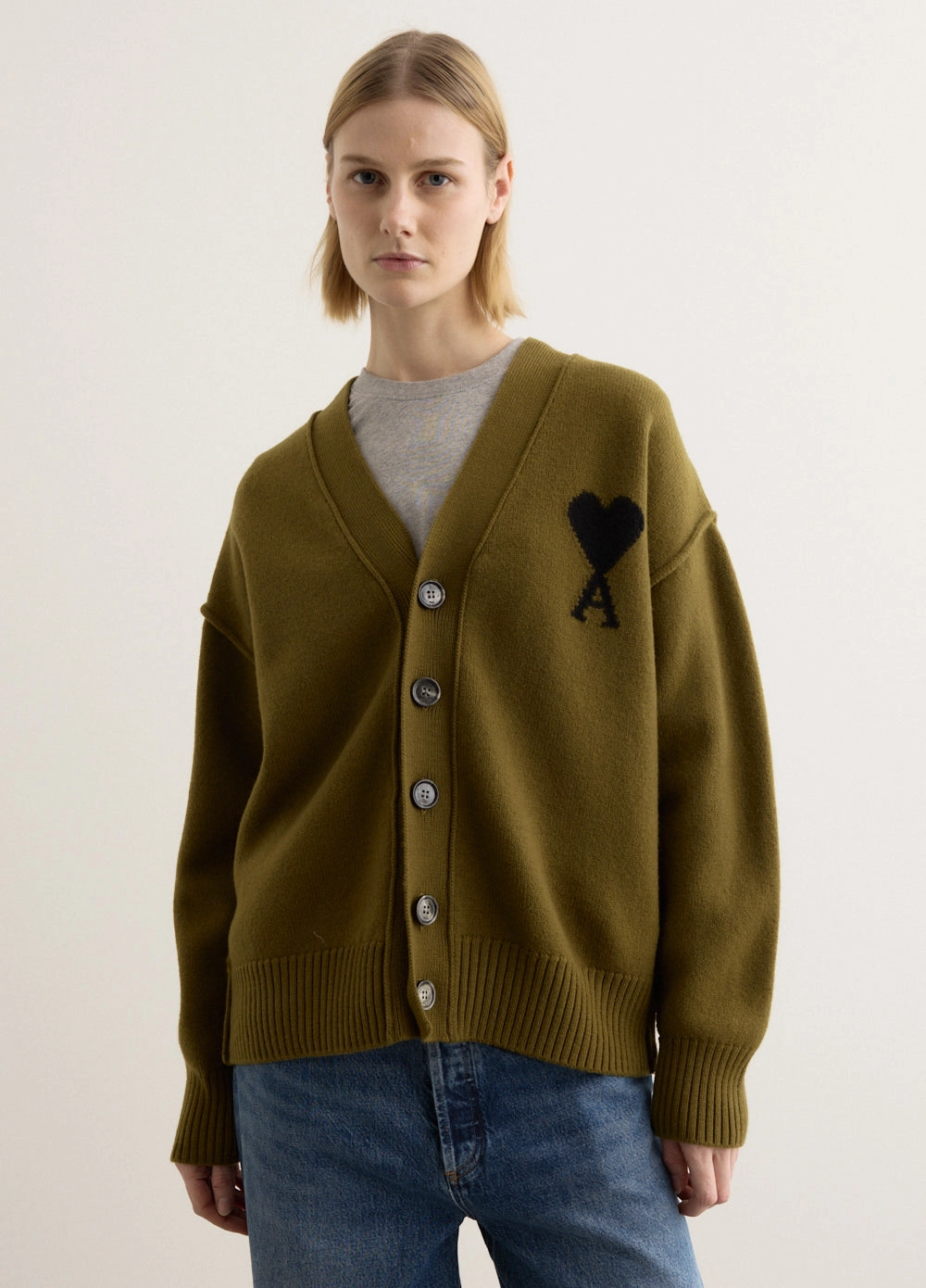 AMI De Coeur Cardigan Warm Outfit