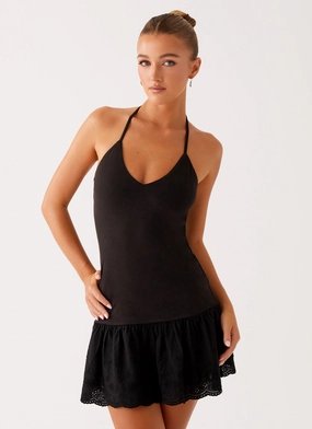 Amsterdam Mini Dress - Black Relax Line Layering Comfort