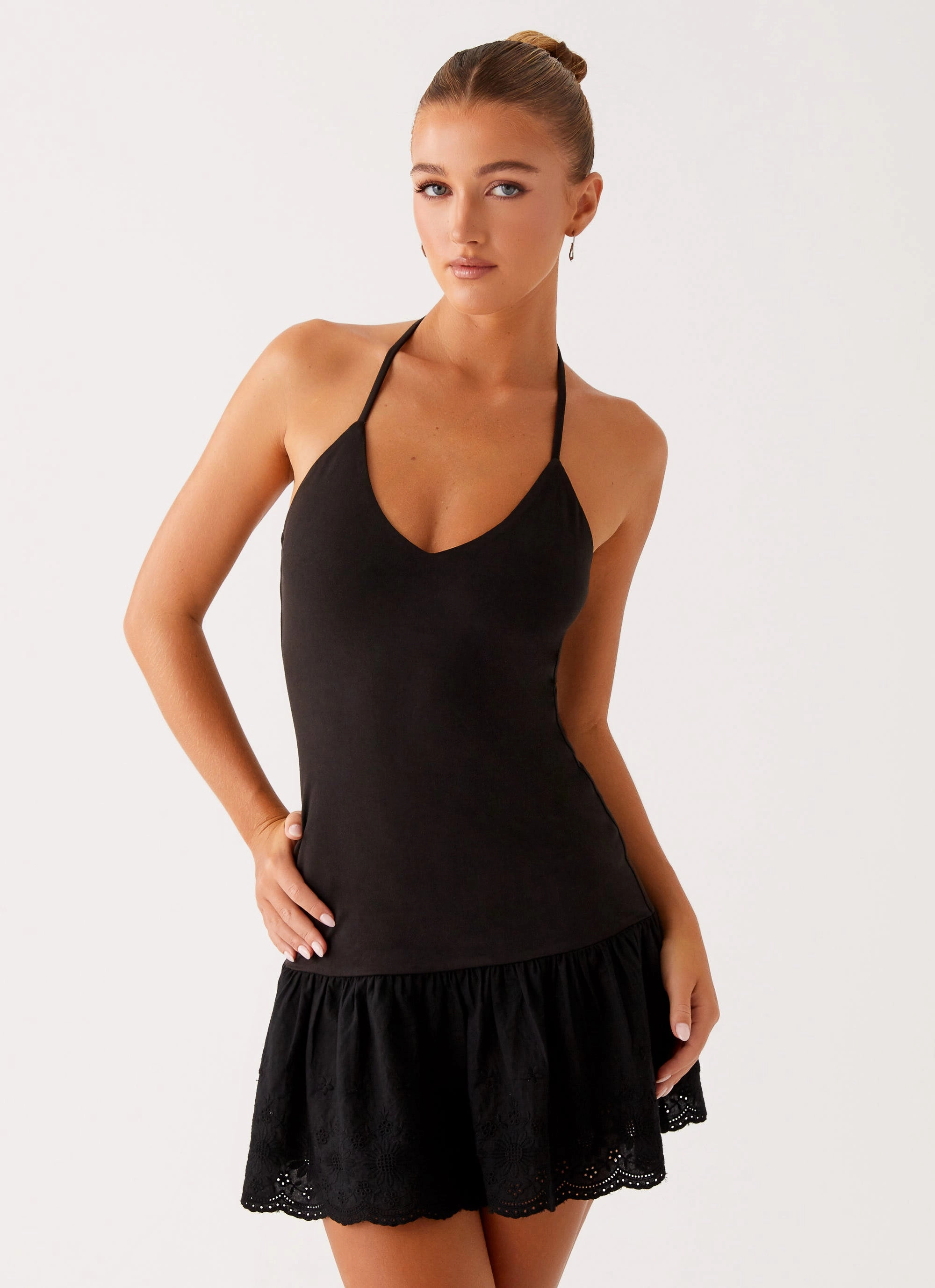 Amsterdam Mini Dress - Black Relax Line Layering Comfort