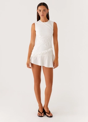 Lightweight warm-weather dress Anders Mini Dress - White