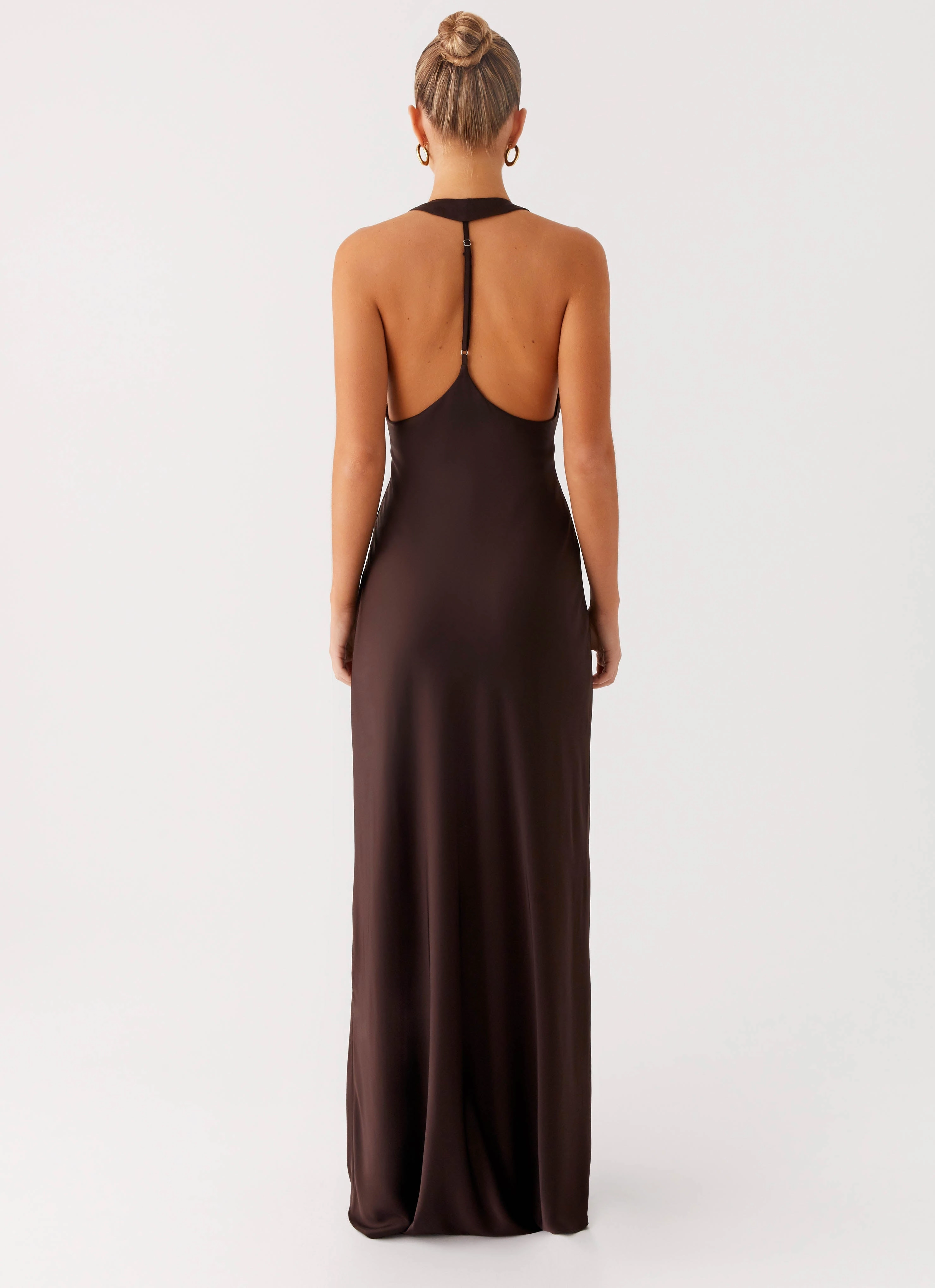 Angie Maxi Dress - Chocolate Cafe Vibe