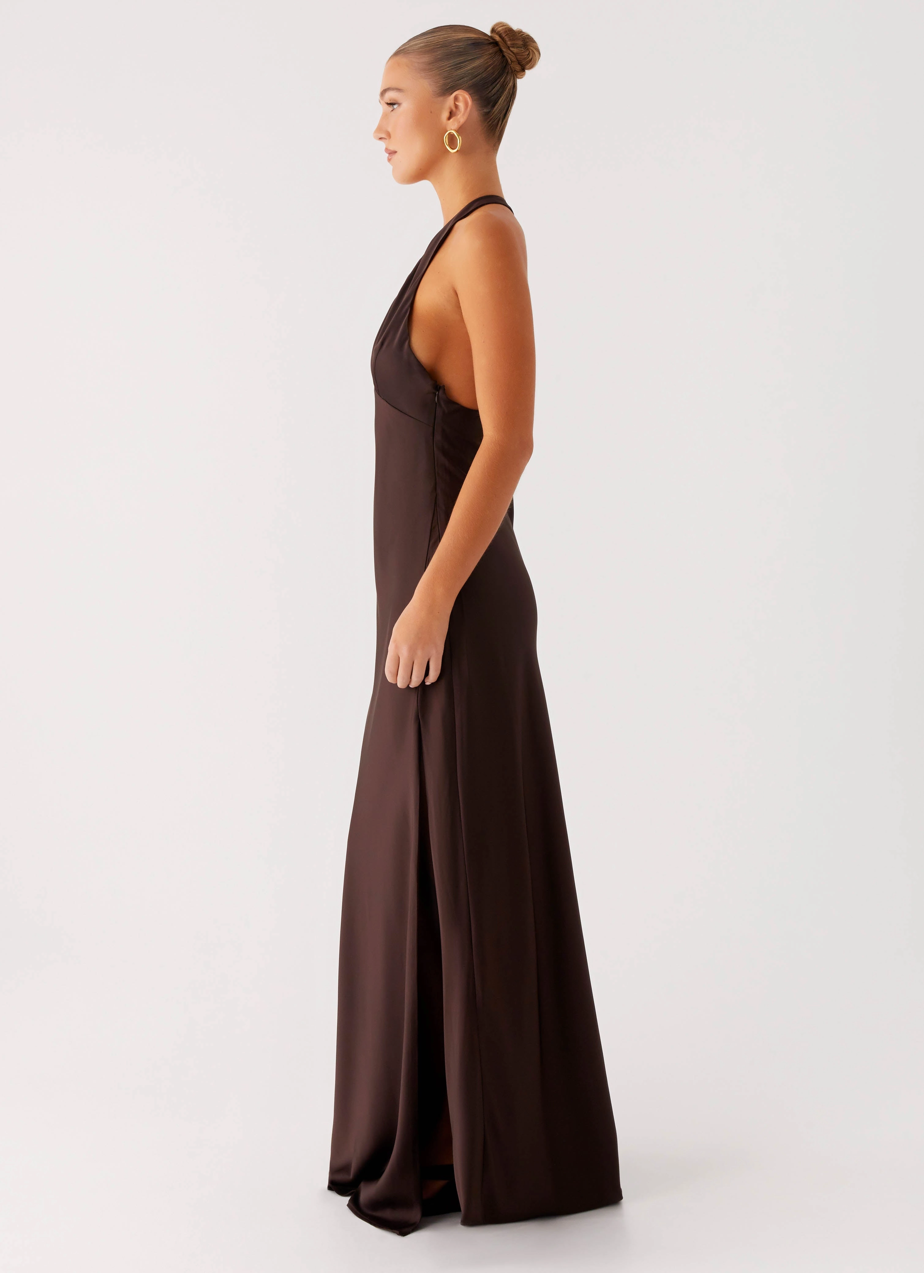 Summer Ease Angie Maxi Dress - Chocolate