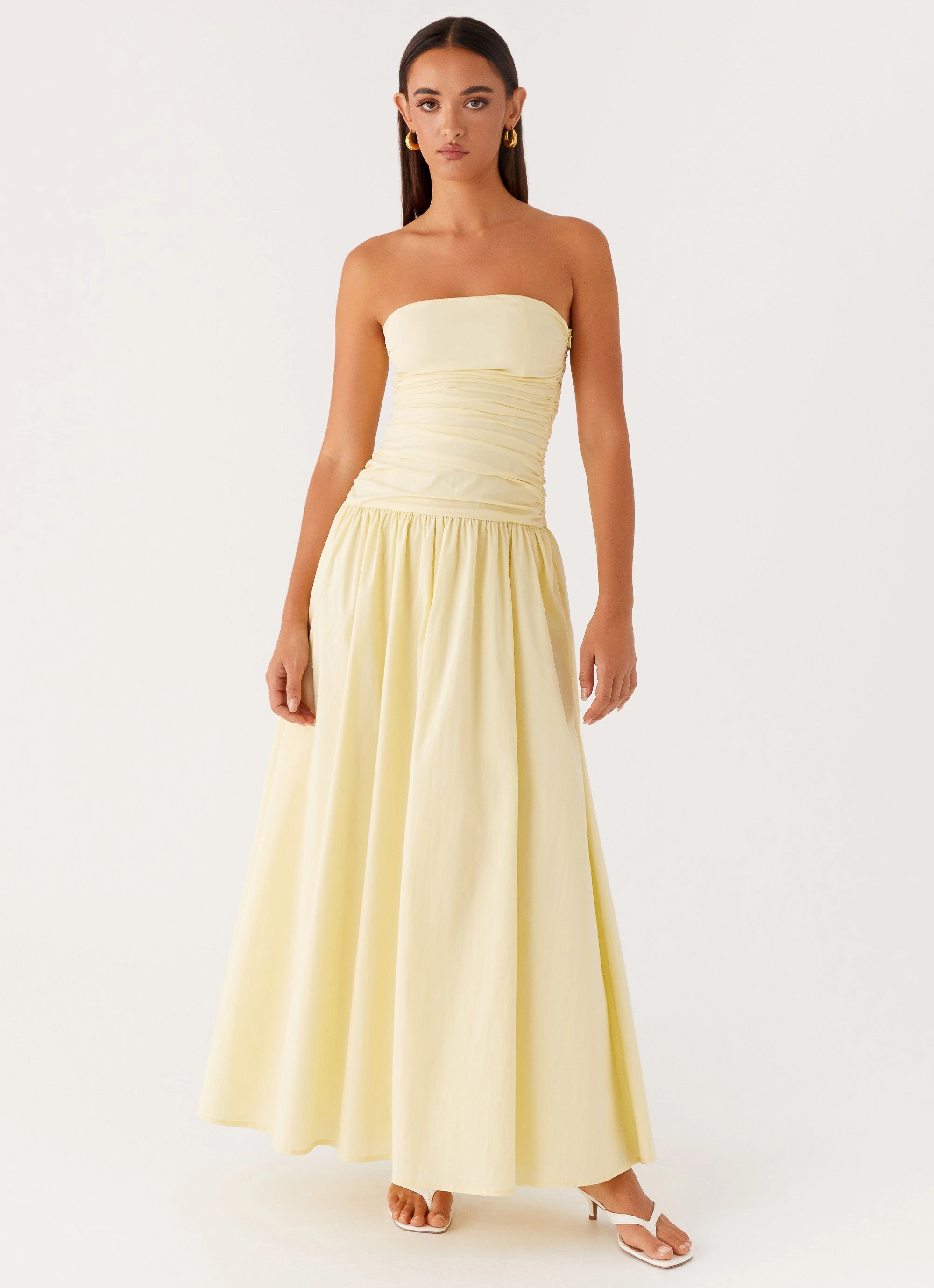 Refined Line Outdoor Style Carmel Maxi Dress - Yellow