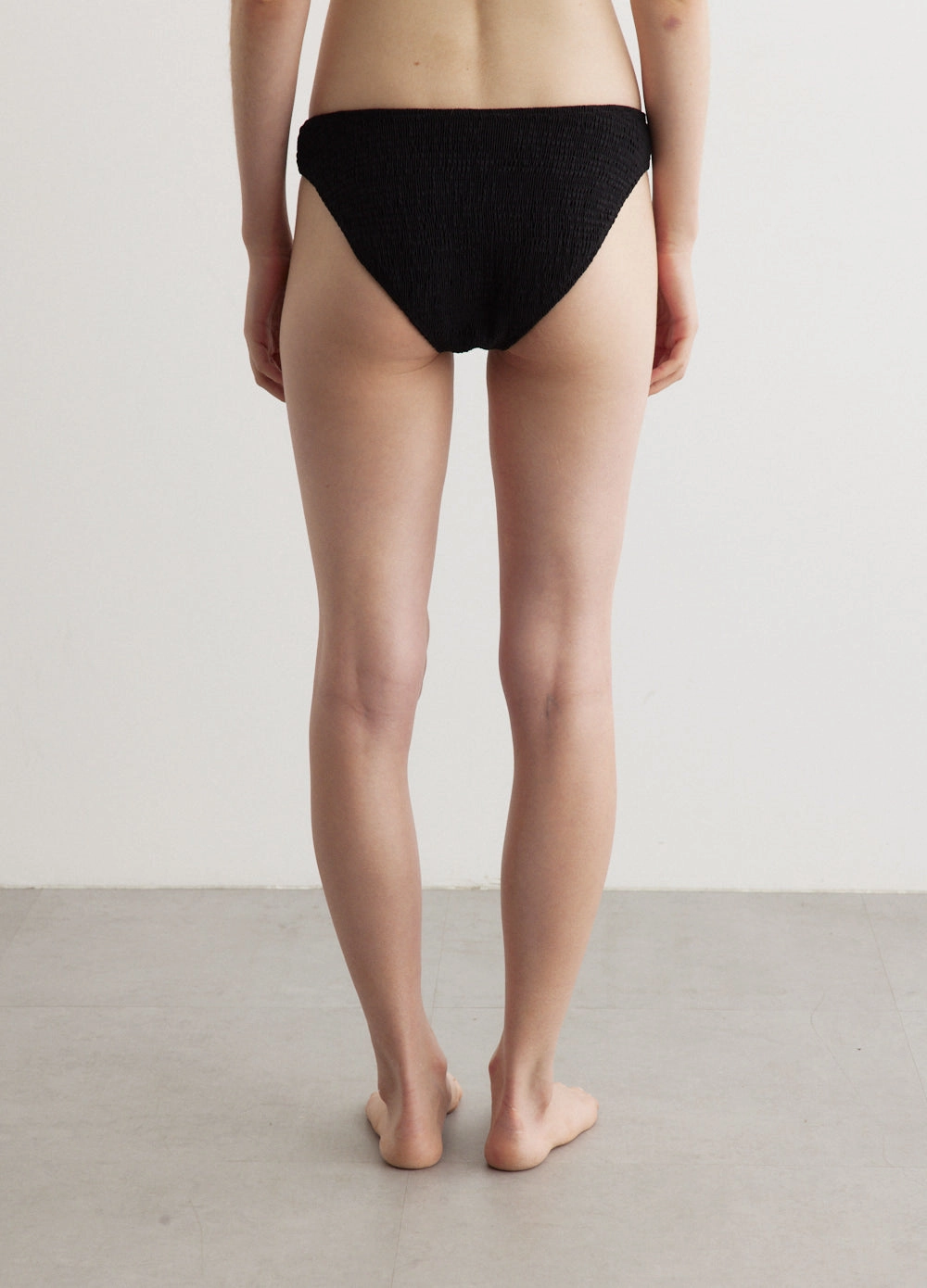 Smocked Mini Bikini Bottoms Ozone Resistant Poolside Apparel