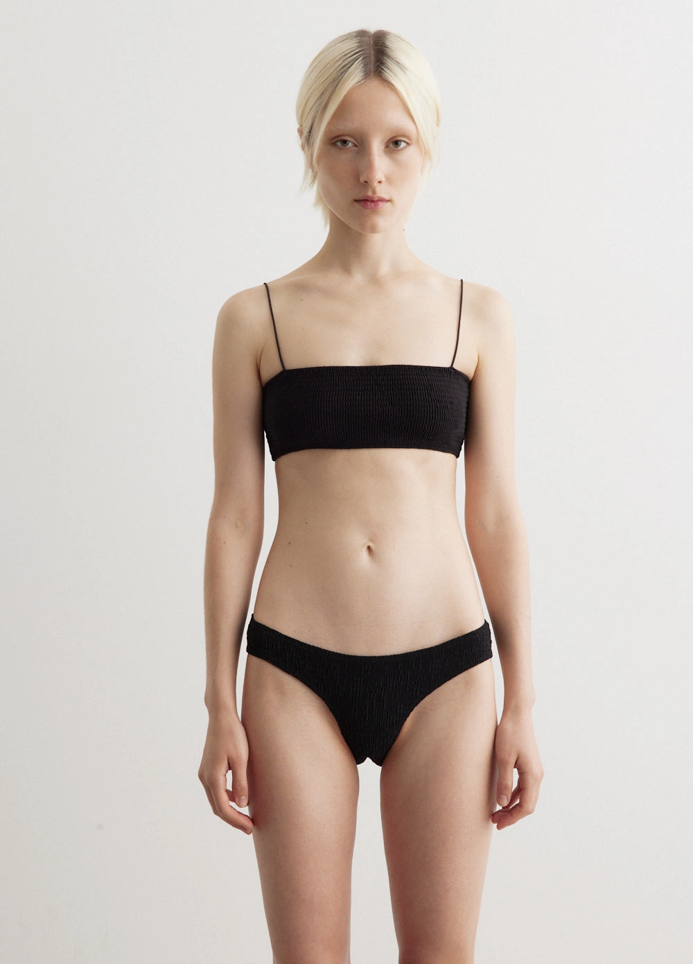 Smocked Mini Bikini Bottoms Flattering-Cut Vacation Time