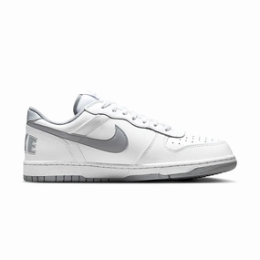 Men's Big Nike Low White/Wolf Grey Dynamic Edge Reinforced toe box