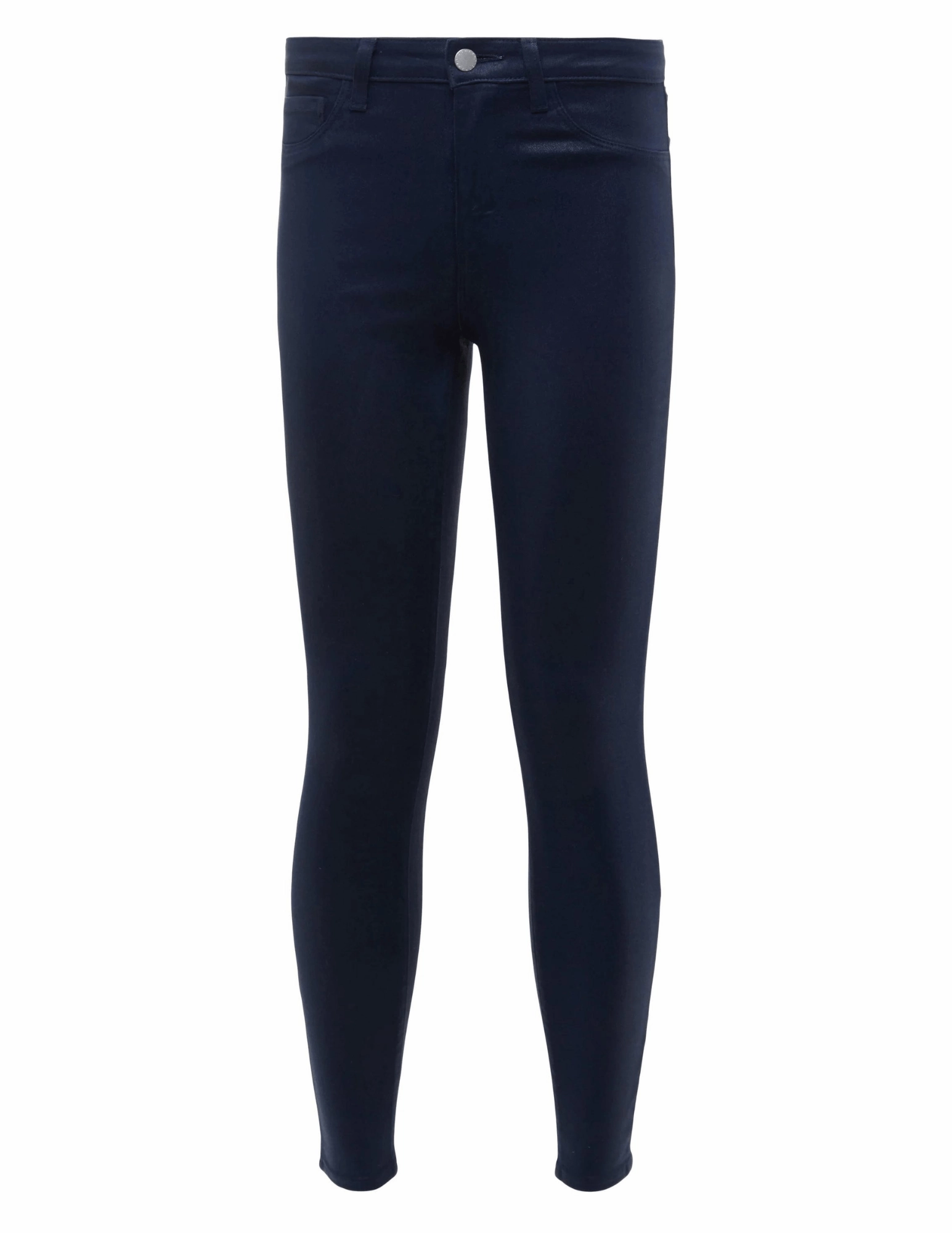 L'AGENCE Margot High Rise Coated Jeans In Navy Coated Weekend Getaway Stylish Easy Wearing