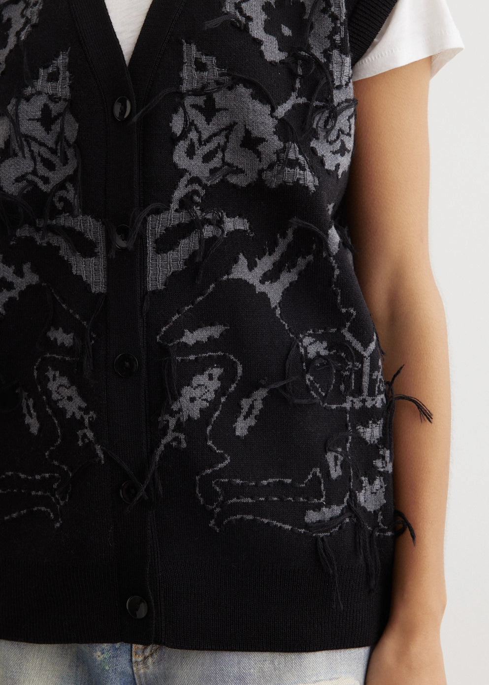 Essential Drape Suzani Vest