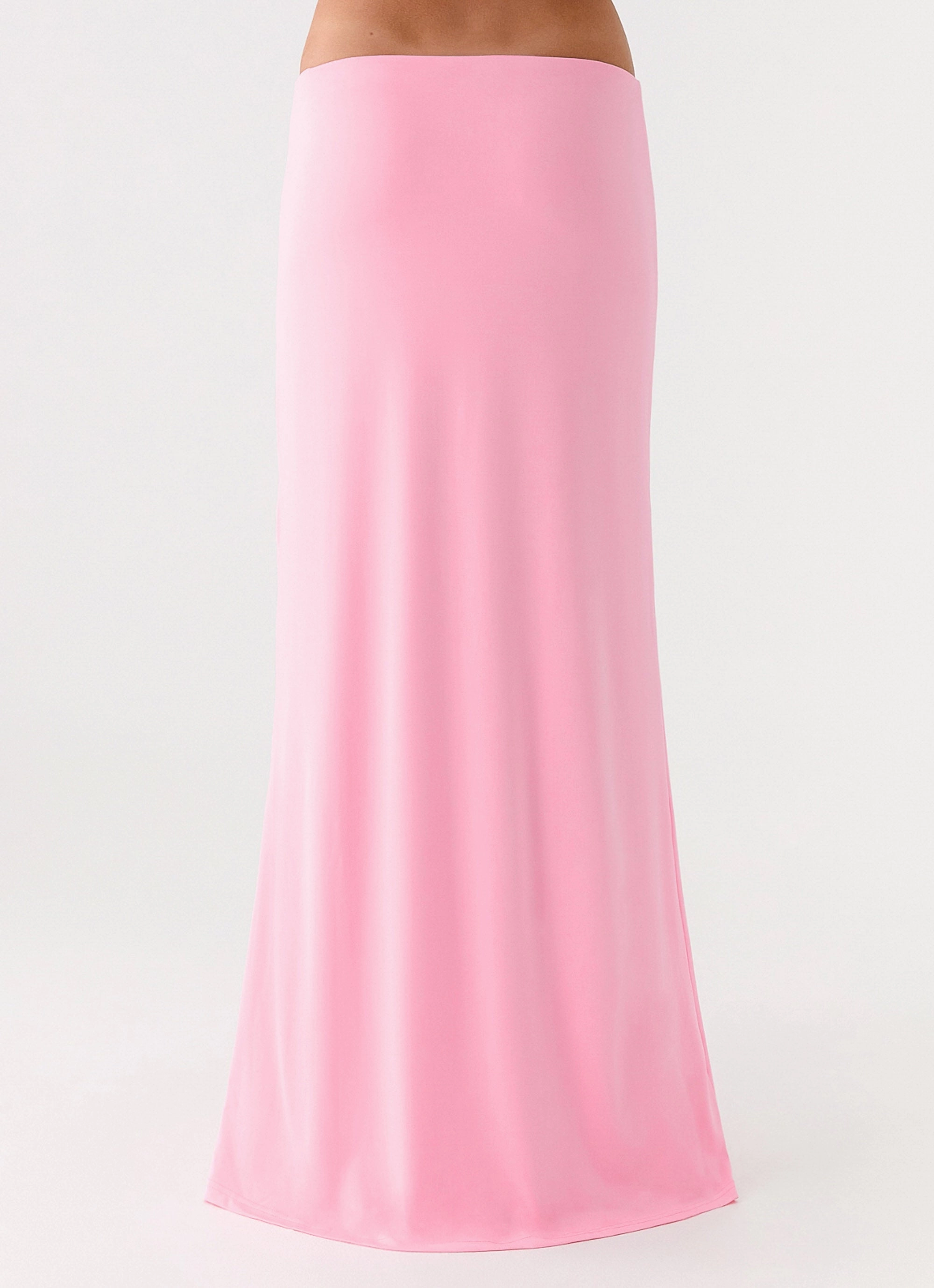 Creative Fashion Thermal Regulating Ashi Maxi Skirt - Pink