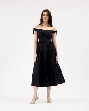 Ashland Dress Layered Design Back-Pocket