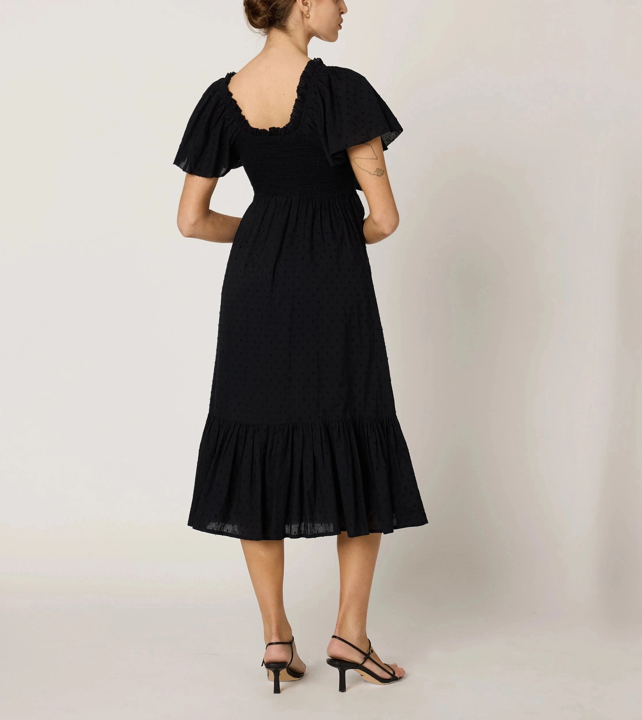 Ashlyn Midi Dress | Black Fashionable Wear