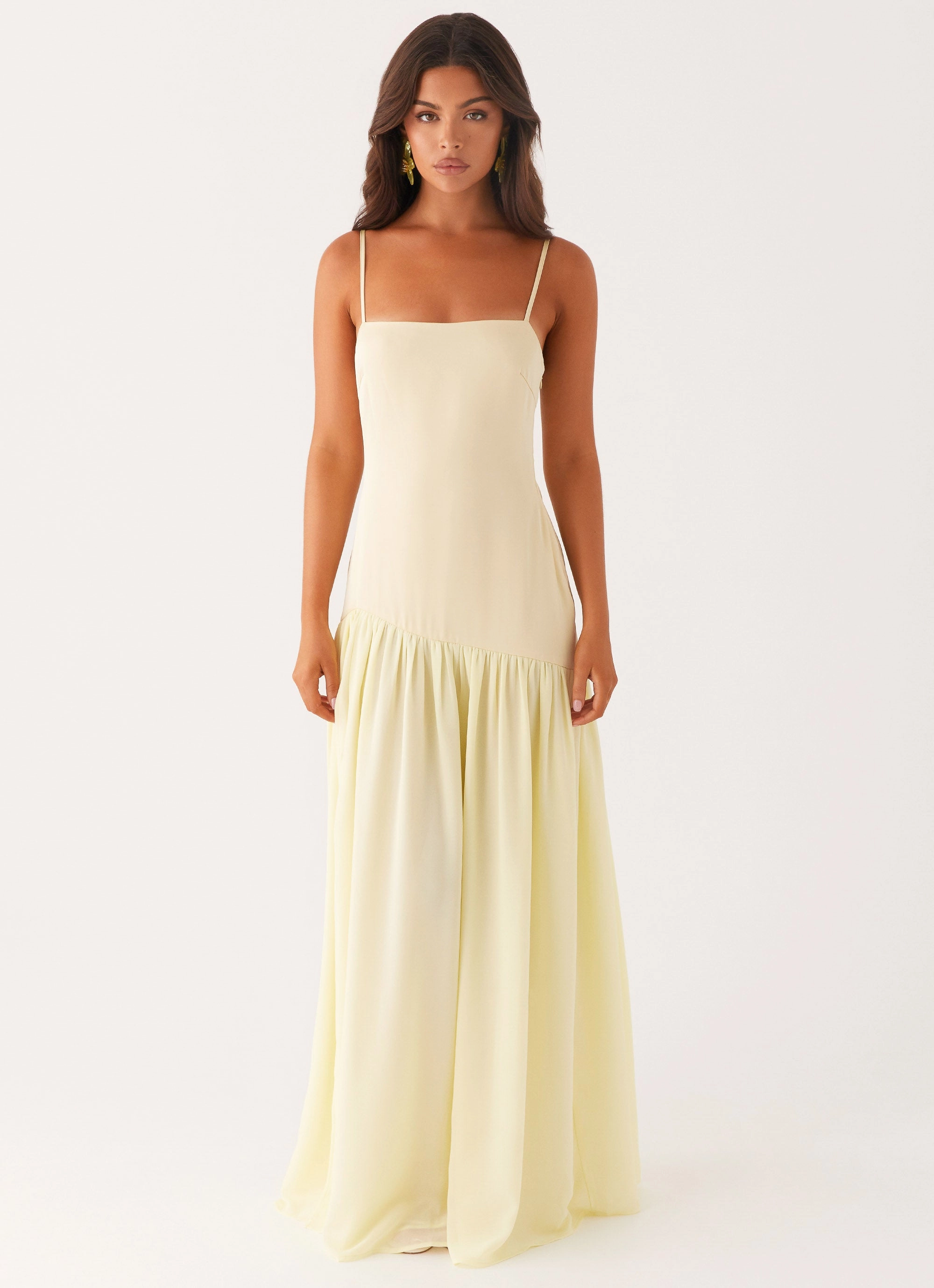 Asteria Maxi Dress - Yellow Love Glow