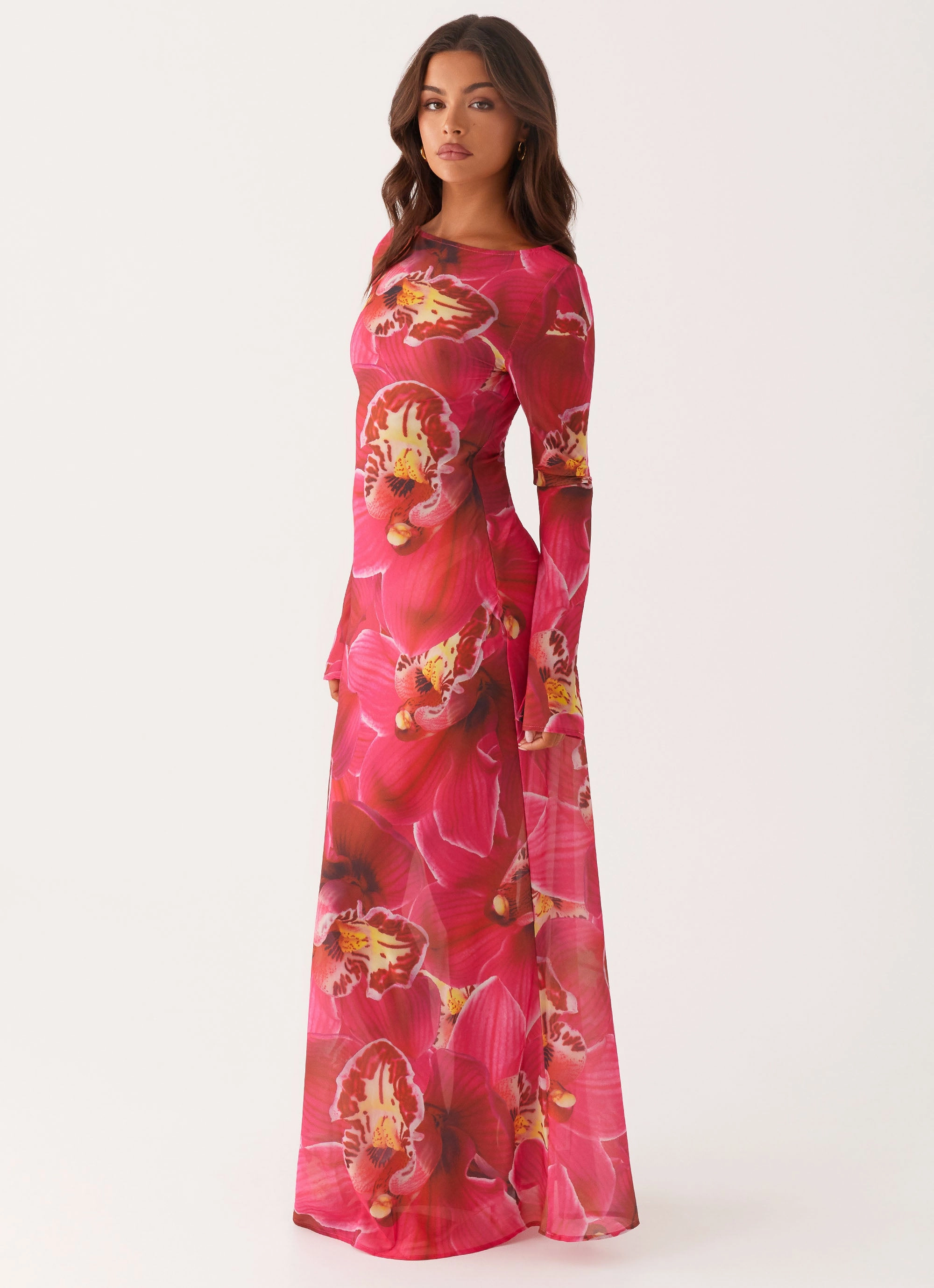 Lorde Maxi Dress - Orchid Pink Easy Drape