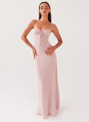 Polished Form Aveline Maxi Dress - Mauve