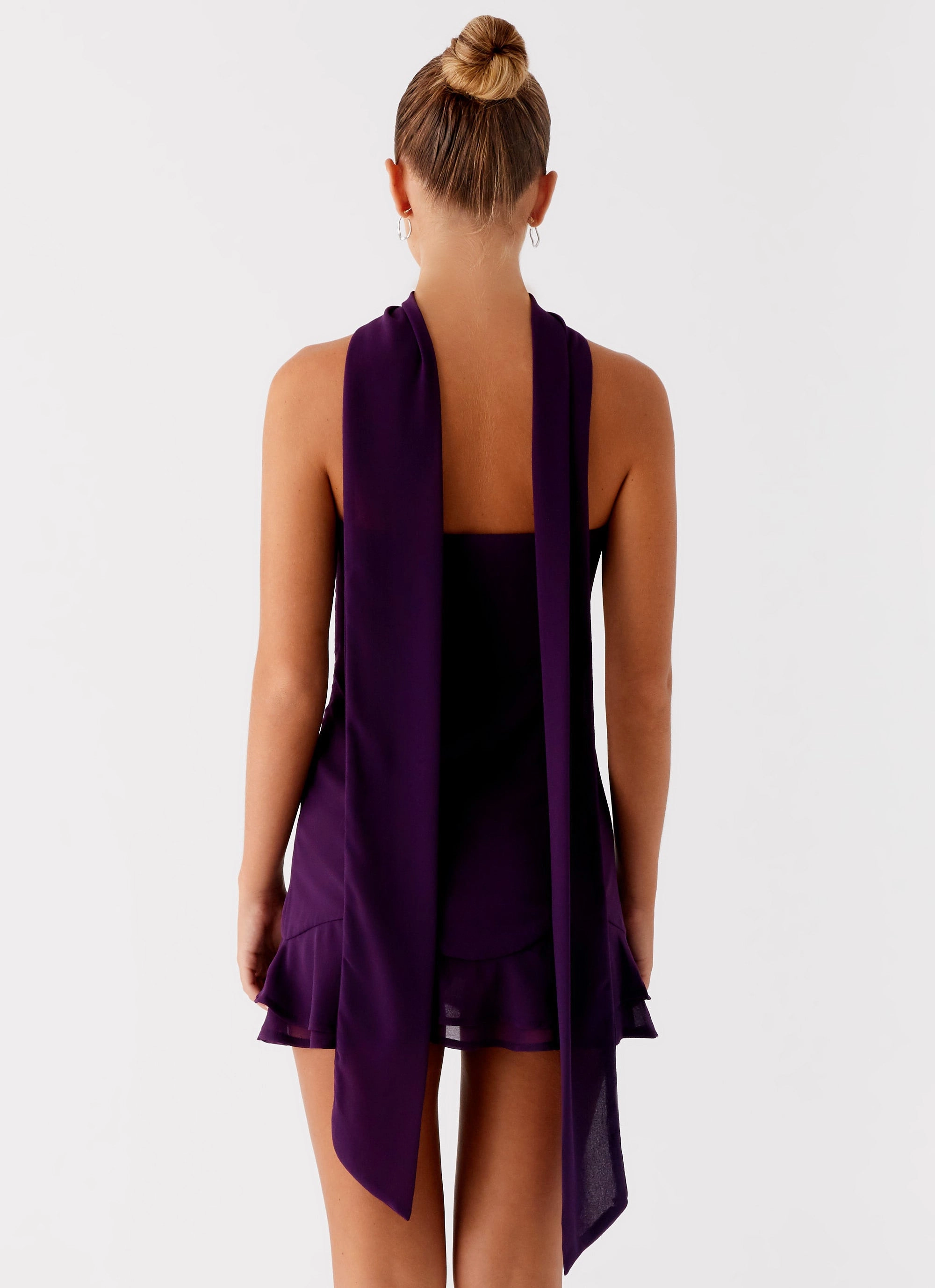 Avenue Mini Dress - Plum Quick Drying