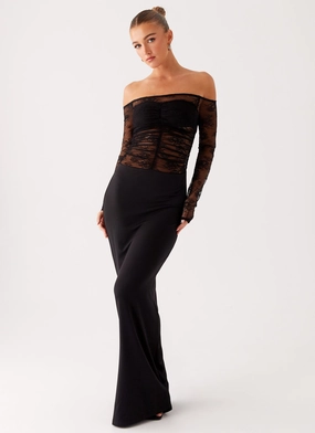 Subtle Glow Youthful Look Avi Maxi Dress - Black